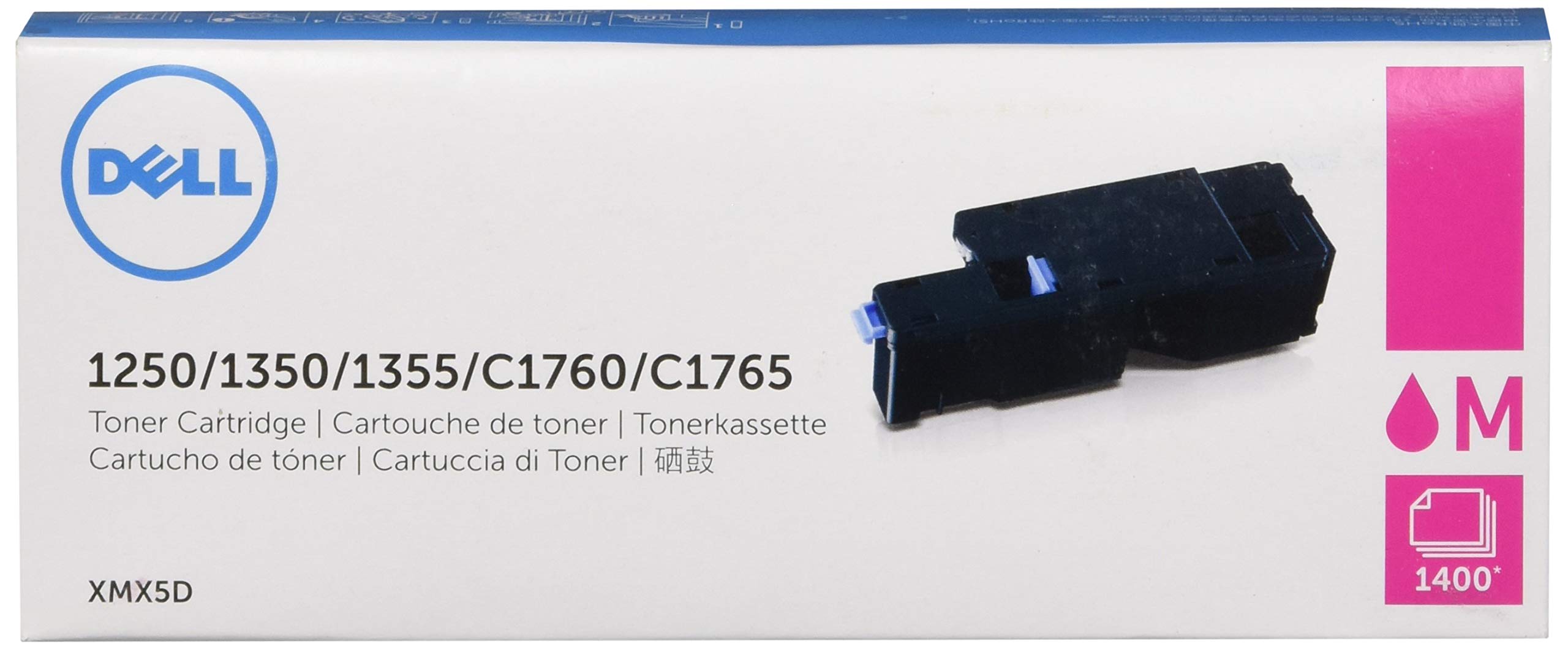 Dell C1760nw / C1765nf / C1765nfw / 1250c / 135X High Capacity Magenta Toner Kit Approx. 1,400 pages