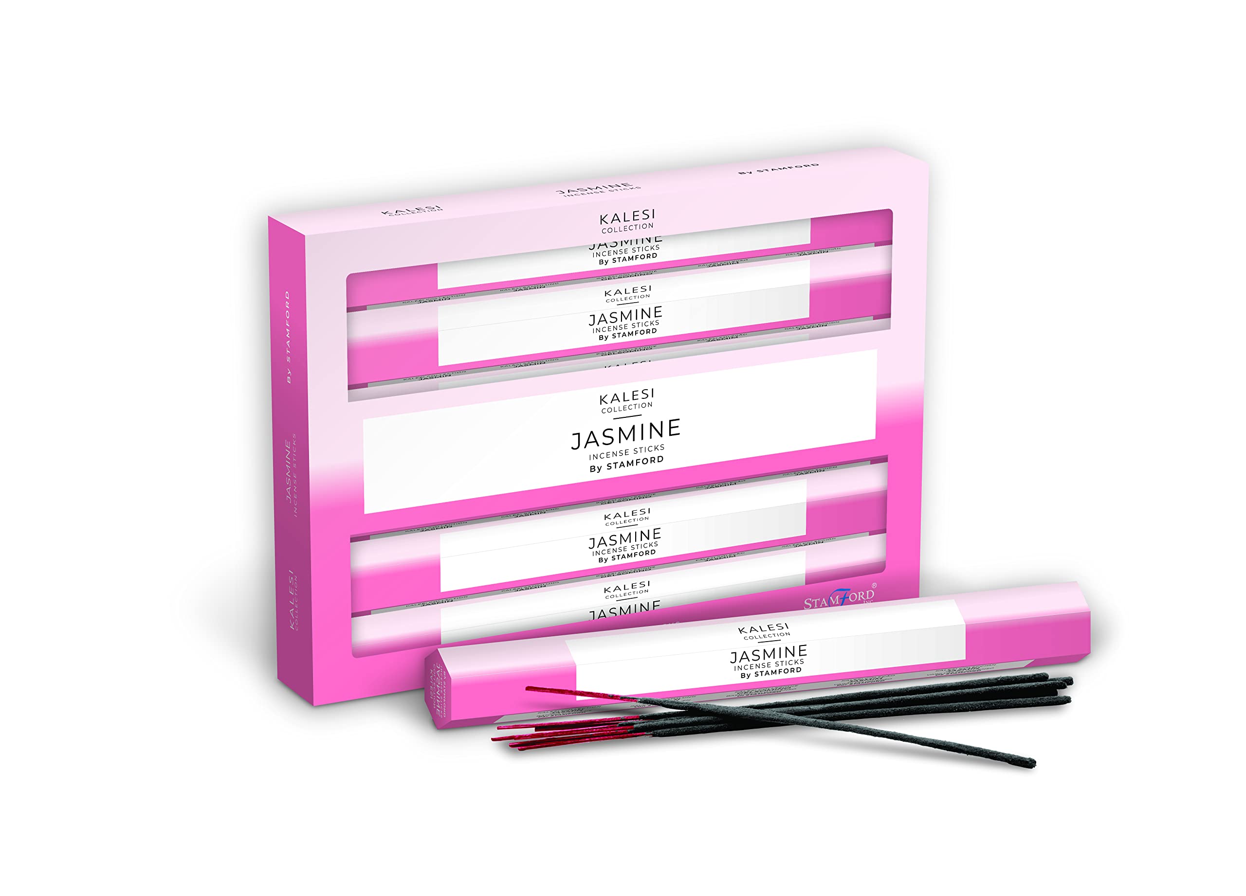 The Kalesi Collection by Stamford Jasmine Hex Incense Sticks - Pack of 6