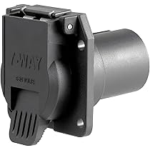 Metal Powder Coated Mount Bracket For 7 Way Truck Trailer Plug - Foto 3