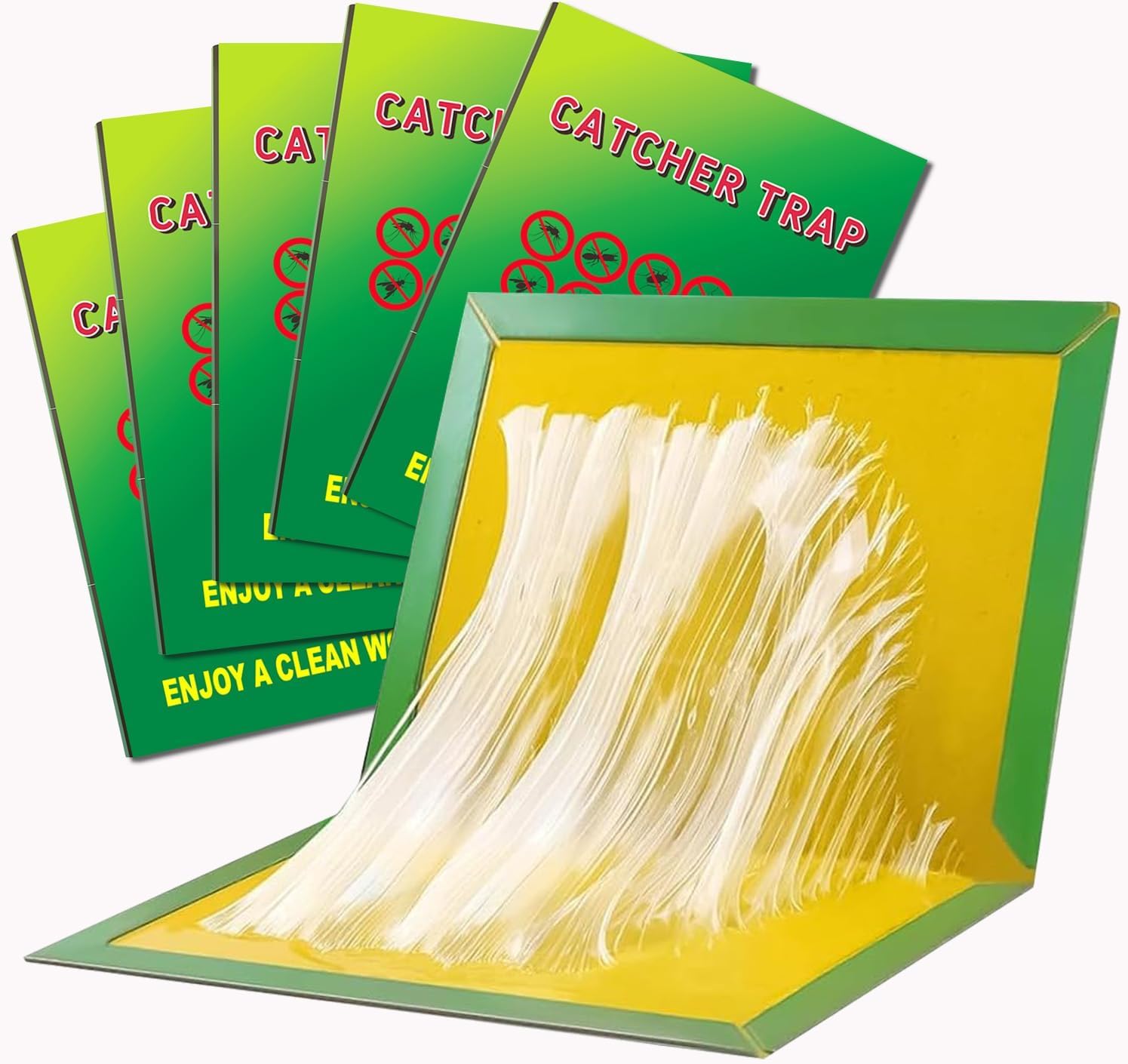 Sticky Pest Traps - High-Adhesion Stickypads for Indoor & Outdoor Use, Extra Strong Pest Trap - Effectively Catch Unwanted Intruders for Home, Garage and Garden Control(5 Pack)