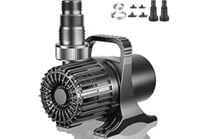 WaterRebirth (3200GPH-175W,UL listed) High Flow Large Fountain Submersible Water Pond Sump Pump Aquarium Electric Waterfall Pump Outdoor PS-3200