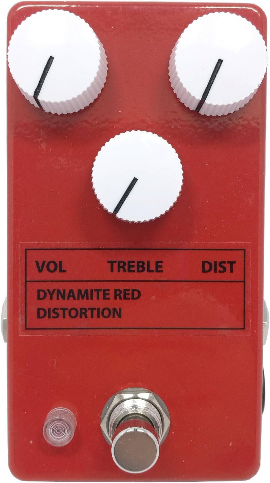 Dynamite Red Distortion Guitar Pedal - 3 knobs version DRD