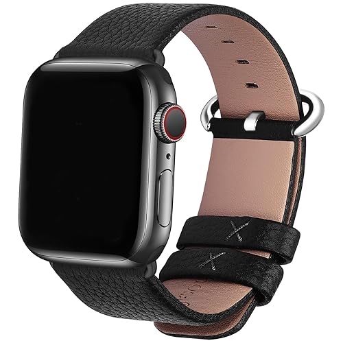 Fullmosa Leather Bands Compatible with Apple Watch Band 49mm 46mm