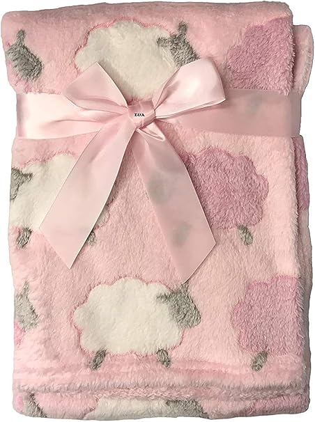 pink fleece baby blanket