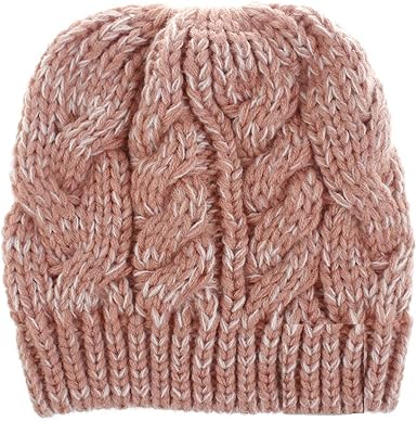 knit hat with hole for hair