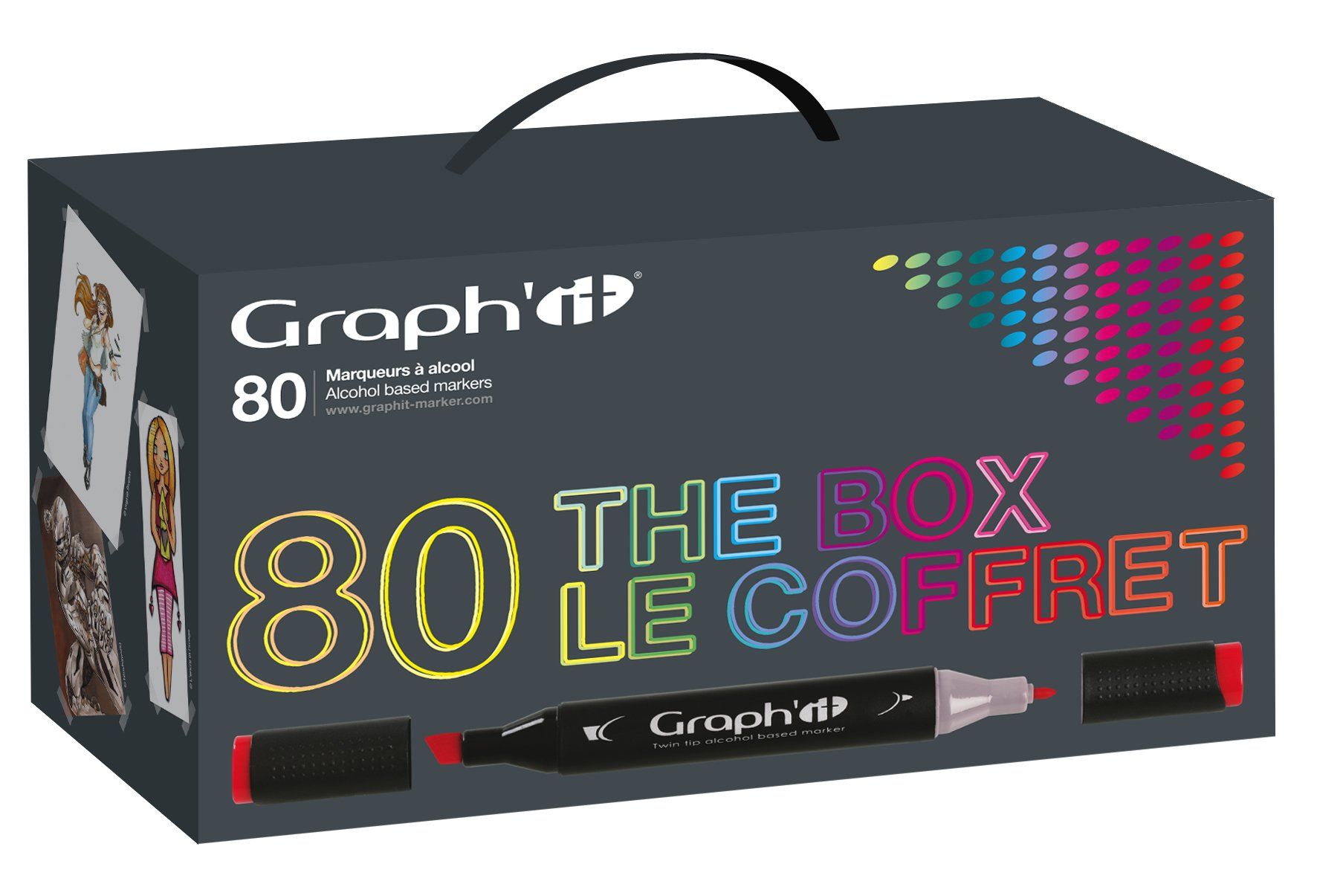 Graph'it Garden Marker Kit Coffret de 80 marqueurs