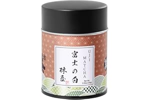 京はやしや HAYASHIYA Matcha Powder - Fuji - Kyoto Uji Ceremonial Grade, First Harvest Stone Milled Authentic Japanese Matcha Green Tea Powder (30g / 1.06oz)