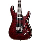 Schecter Hellraiser C-1 with Floyd Rose and Sustainiac - Black Cherry