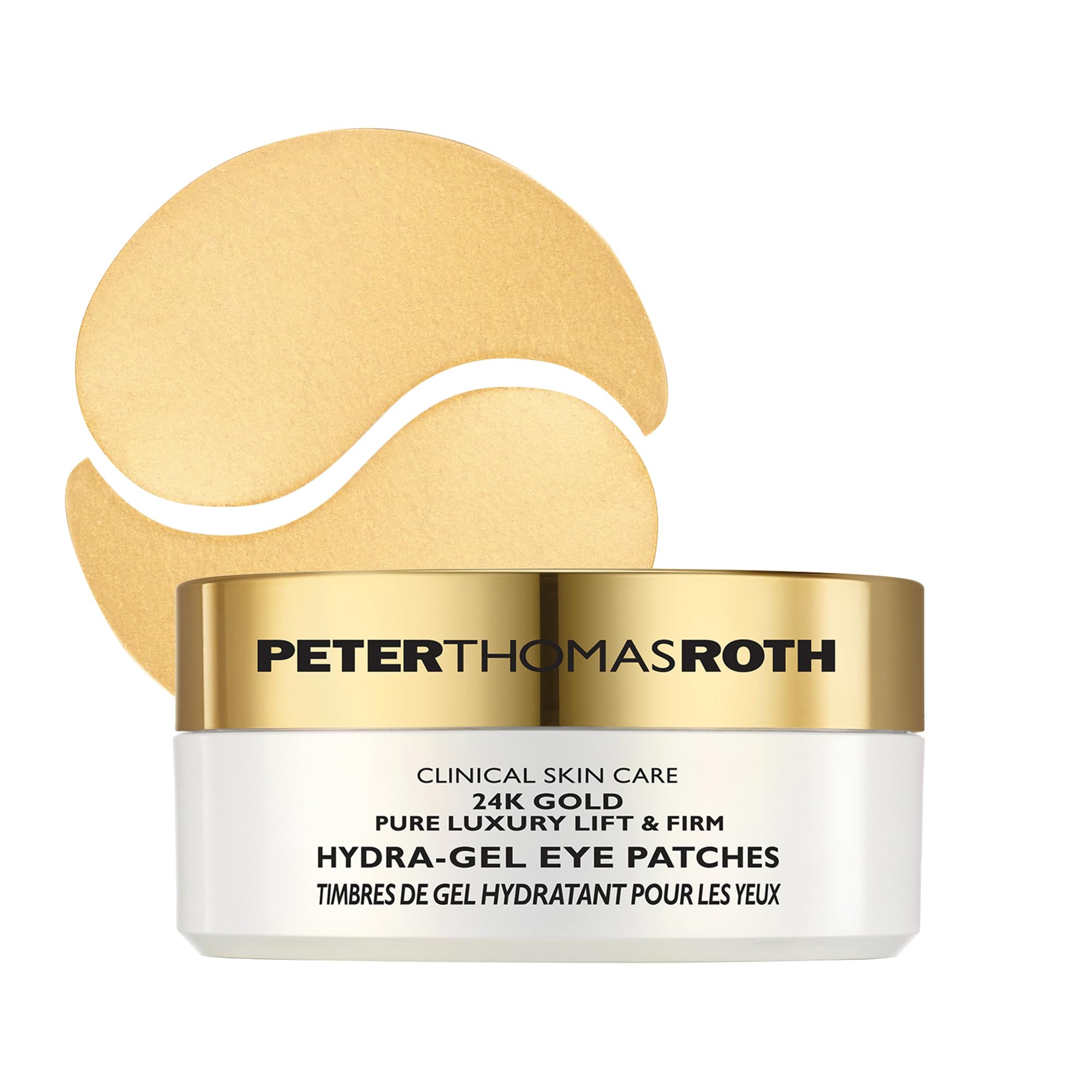 Photo 1 of ++1 PCS++Peter Thomas Roth | 24K Gold Firming Hydra-Gel Eye Patches | Gold-Infused Eye Mask Patches for Fine Lines, Crow's Feet and Dark Circles