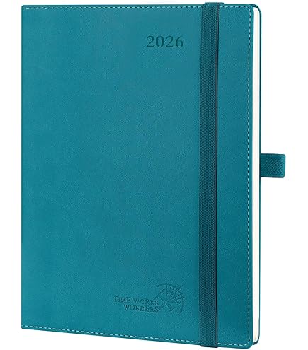 LEUCHTTURM1917 - Agenda Hebdomadaire Et Carnet De Notes Moyen (A5) 2026, Couverture Souple, Soleil Levant, Anglais