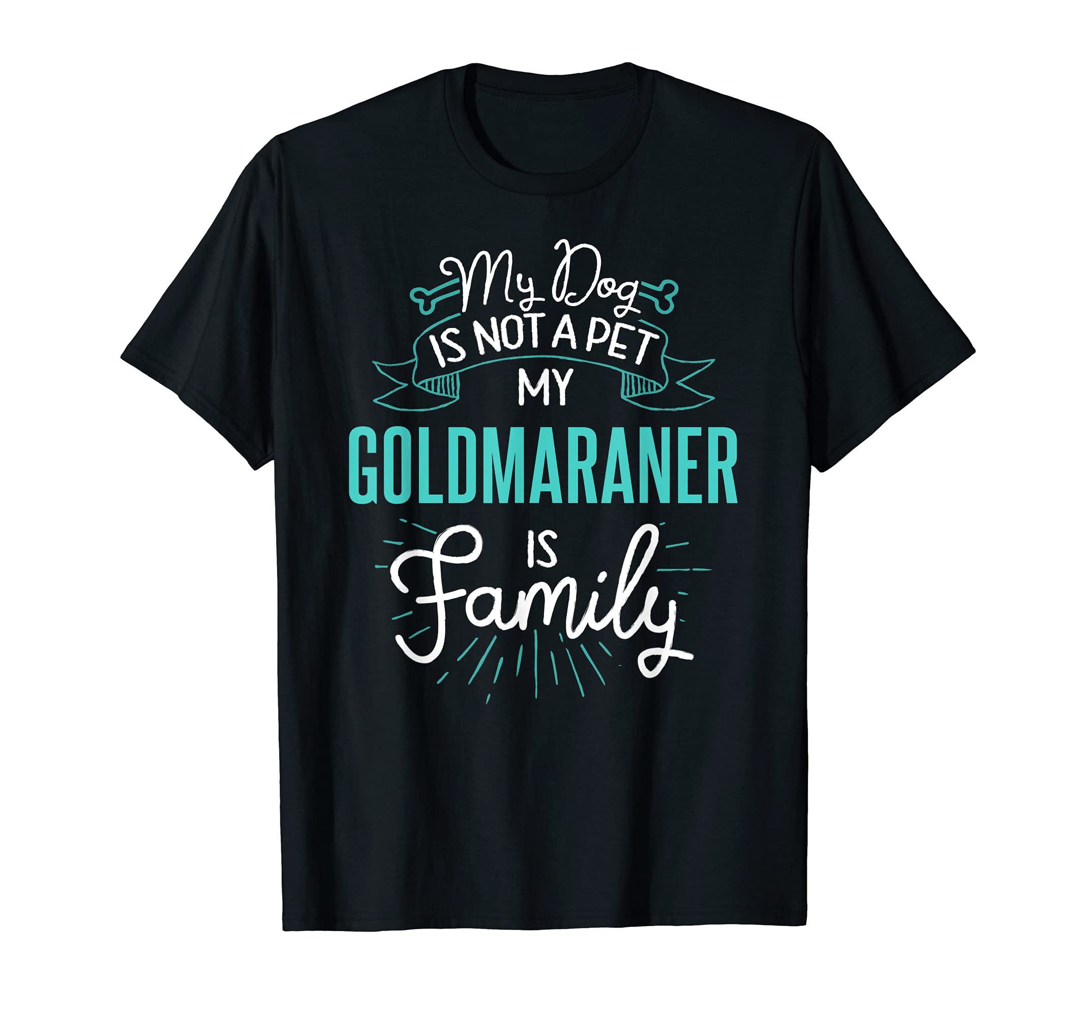 Cute Goldmaraner Design Family Dog Giftn T-Shirt