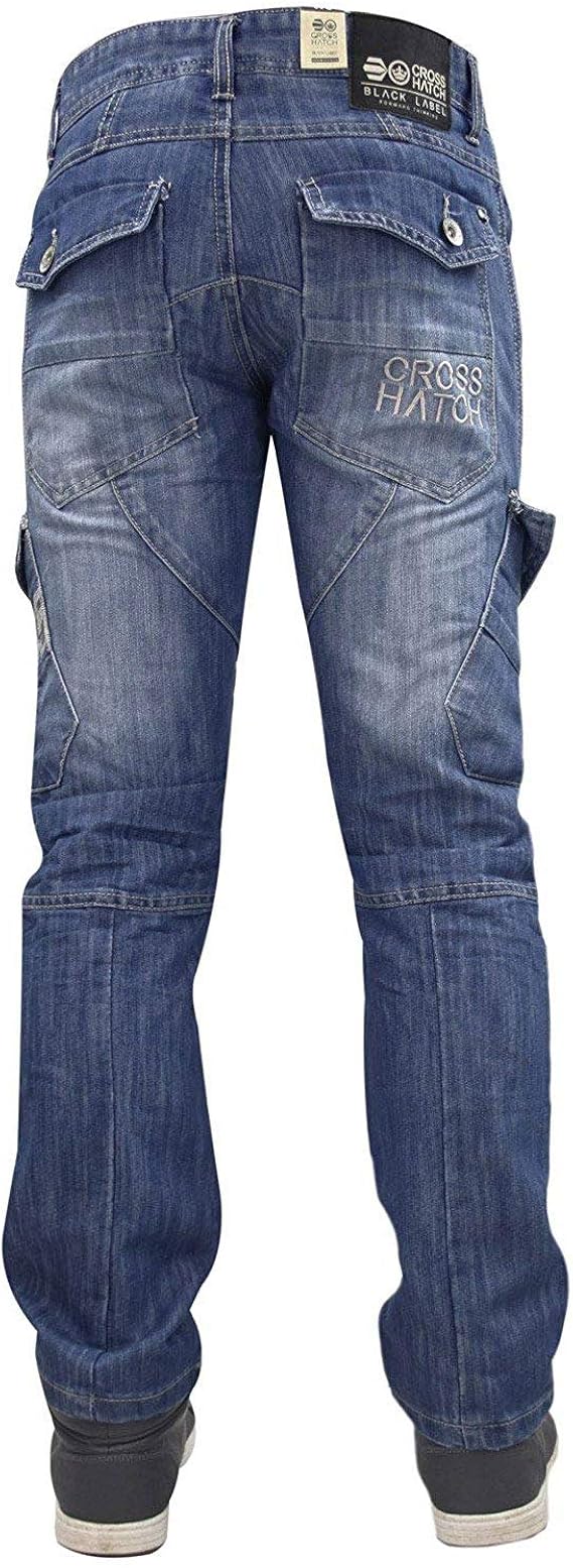 branded cross pocket jeans