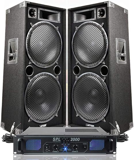 loudspeaker system with amplifier