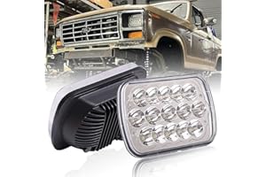BLIAUTO 5x7 H6054 LED Headlights DOT Approved 7x6 Hi/Low Sealed Beam 6054 H6054LL 69822 H5054 Headlight for YJ XJ MJ Chevy S1