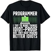 Cool Computer Programmer For Men Women Science Coding Lovers T-Shirt