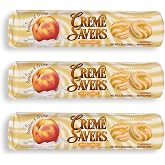 Creme Savers | Peaches &amp; Creme Candy Hard Candy | 6.25 oz Bag | The classic taste of sweet peach swirled in rich cream. A traditional treat brought to you by Iconic Candy