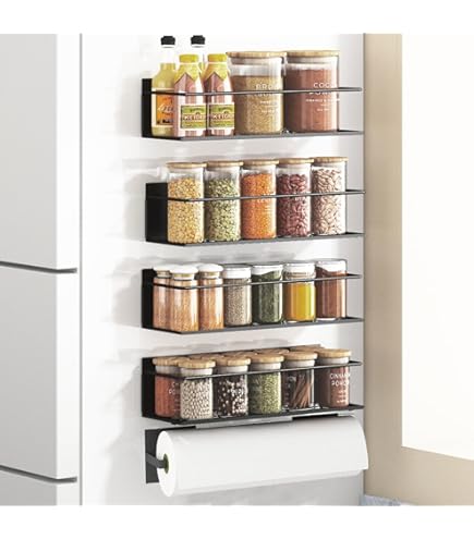 Amazon.com: Zevro Zero Gravity Magnetic Spice Rack with 12