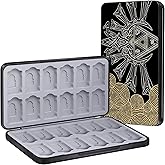 Game Card Case for Nintendo Switch/Switch 2/OLED/Lite, Portable Switch Game Case Magnetic Closure Switch Game Holder with 24 Slots for Games Cards & SD Cards Durable Cartridge Cases Hard Shell, Black