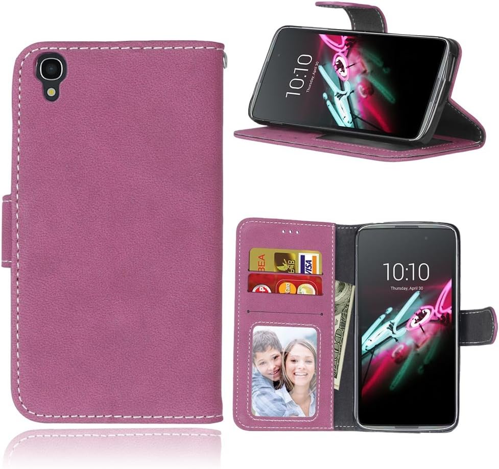 BONROY Case, Alcatel Onetouch Idol 3 (4,7 Zoll) Flip Leather Case, Shockproof Bumper Cover and Premium Wallet Case for Alcatel Onetouch Idol 3 (4,7 Zoll)