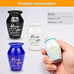 4pcs Small Urns for Human Ashes Always On My Mind