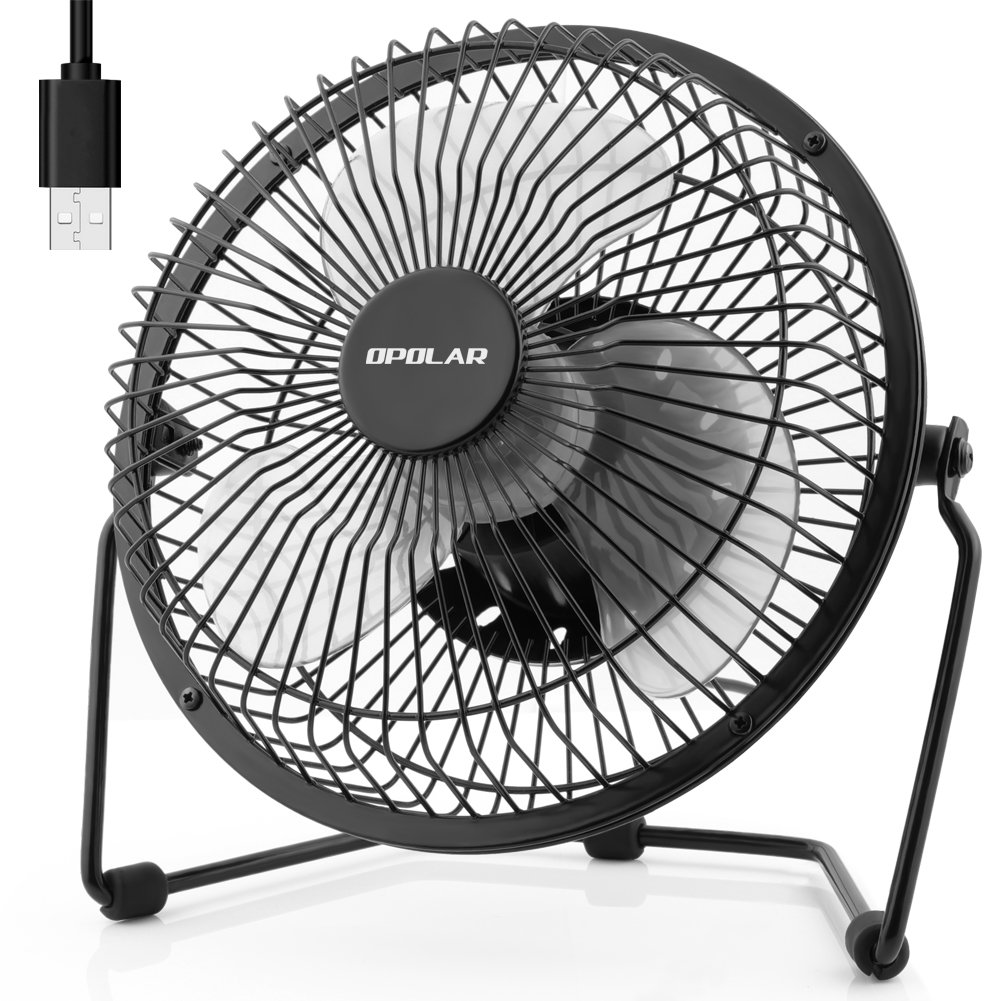 Desk Fan,Quiet Operation Small Personal Fan with Light Cool Breeze,USB Hub,6 inc eBay