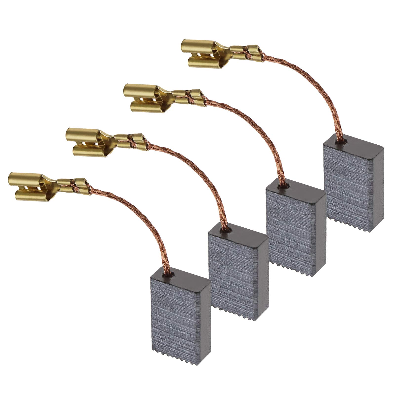 OTOTEC 2 Pairs Carbon Brushes 15x10x5mm Compatible with Milwaukee Drill SB2E85 DME1300 Grinder AG1200 AG1200-125 Hammer BH2600R BH2600RX2 Polisher Wall Chaser MFE1305 MFE1500/0, 1200W