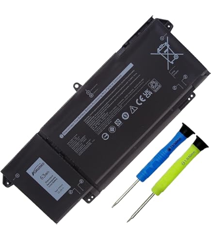 Amazon.com: Dentsing 7FMXV 63Wh Laptop Battery Replacement for