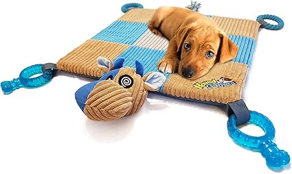 Amazon Com Houndgames Puppy Toy Mat With Teething Chew Toys 20