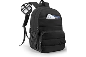 Uselike Travel Backpack for Women, 15.6 Inch College Laptop Backpack, Water Resistant Work Backpacks, Cute Quilted Bookbag