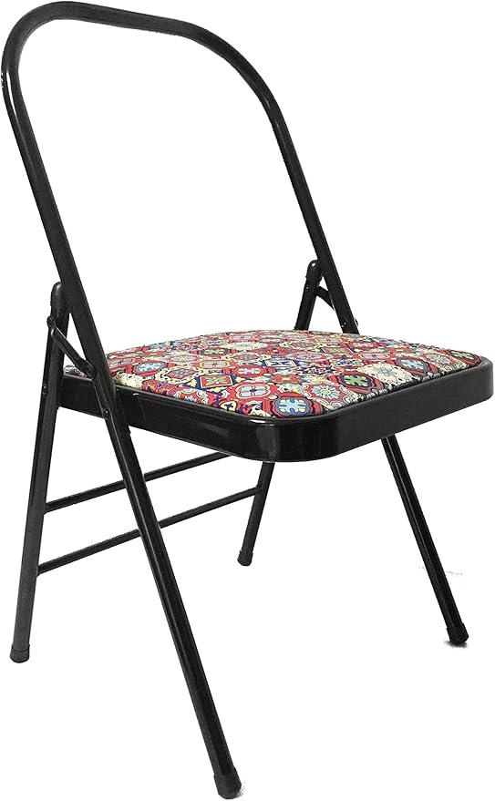 yoga with chair prop