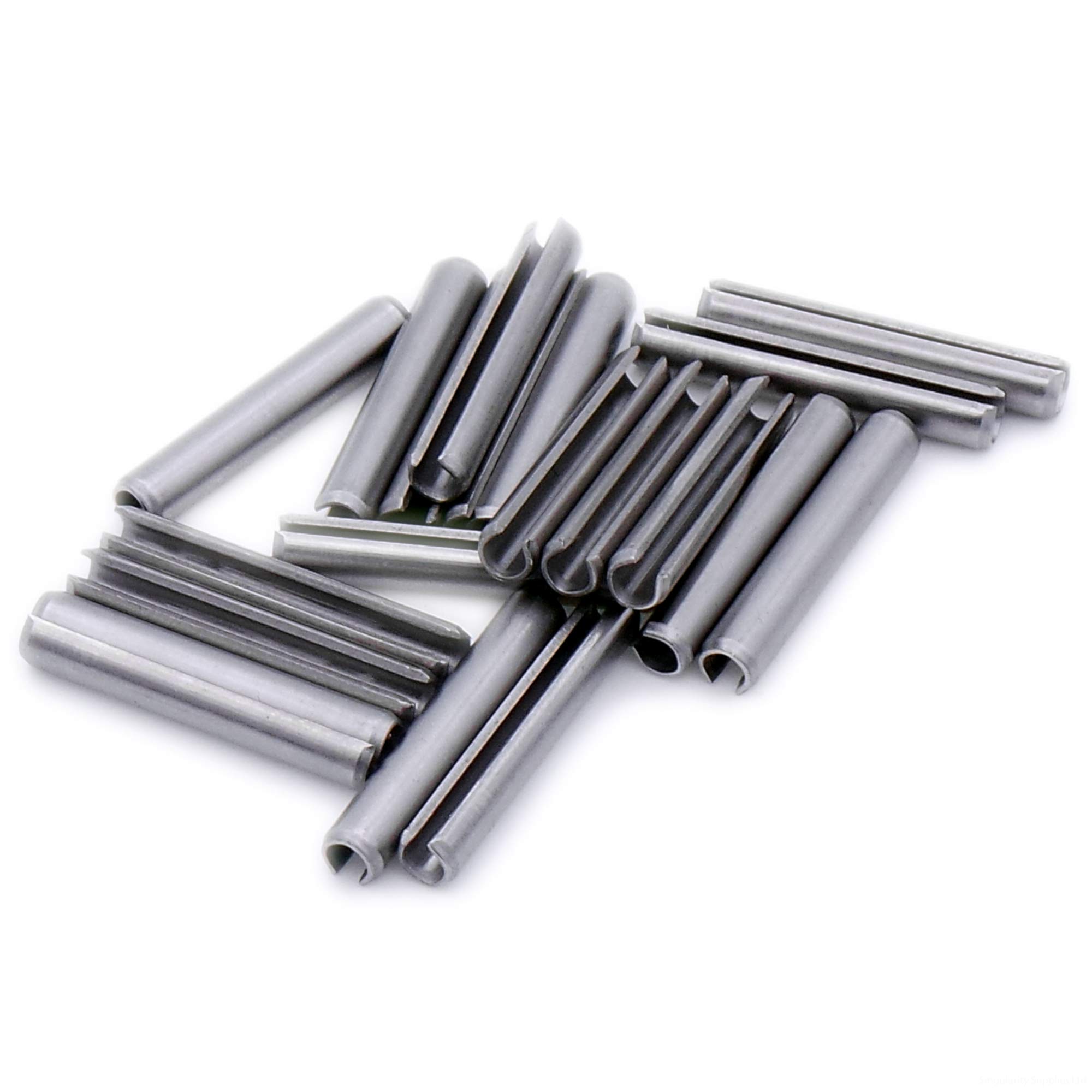 D1 (1mm x 12mm) Slotted Spring Pin (Heavy) - Stainless Steel (A1) (Pack of 20)