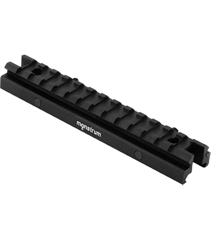 Yankee Hill Machine 3 Slot Picatinny Mini Riser, Black, Gun Scope