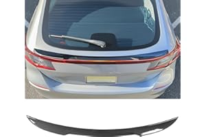 SZYANG Spoiler Compatible with 2022-2025 Honda Civic Hatchback Trunk Spoiler ABS Lip Spoiler Wing Replacement for 2022 2023 2024 2025 Honda Civic Accessories(Glossy Carbon Fiber)