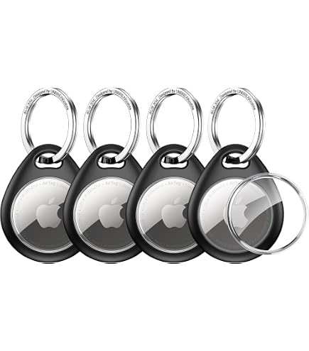 Amazon.com: JETech 4 Pack Waterproof Case for AirTag 2nd/1st