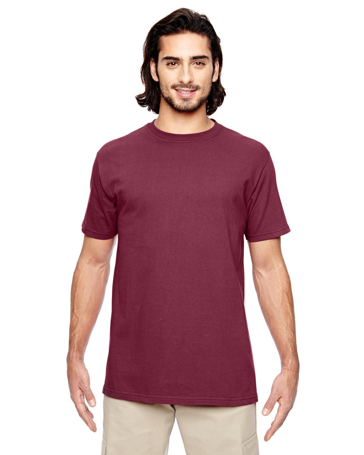 Men's 5.5 oz., 100% Organic Cotton Classic Short-Sleeve T-Shirt M MANZANITA