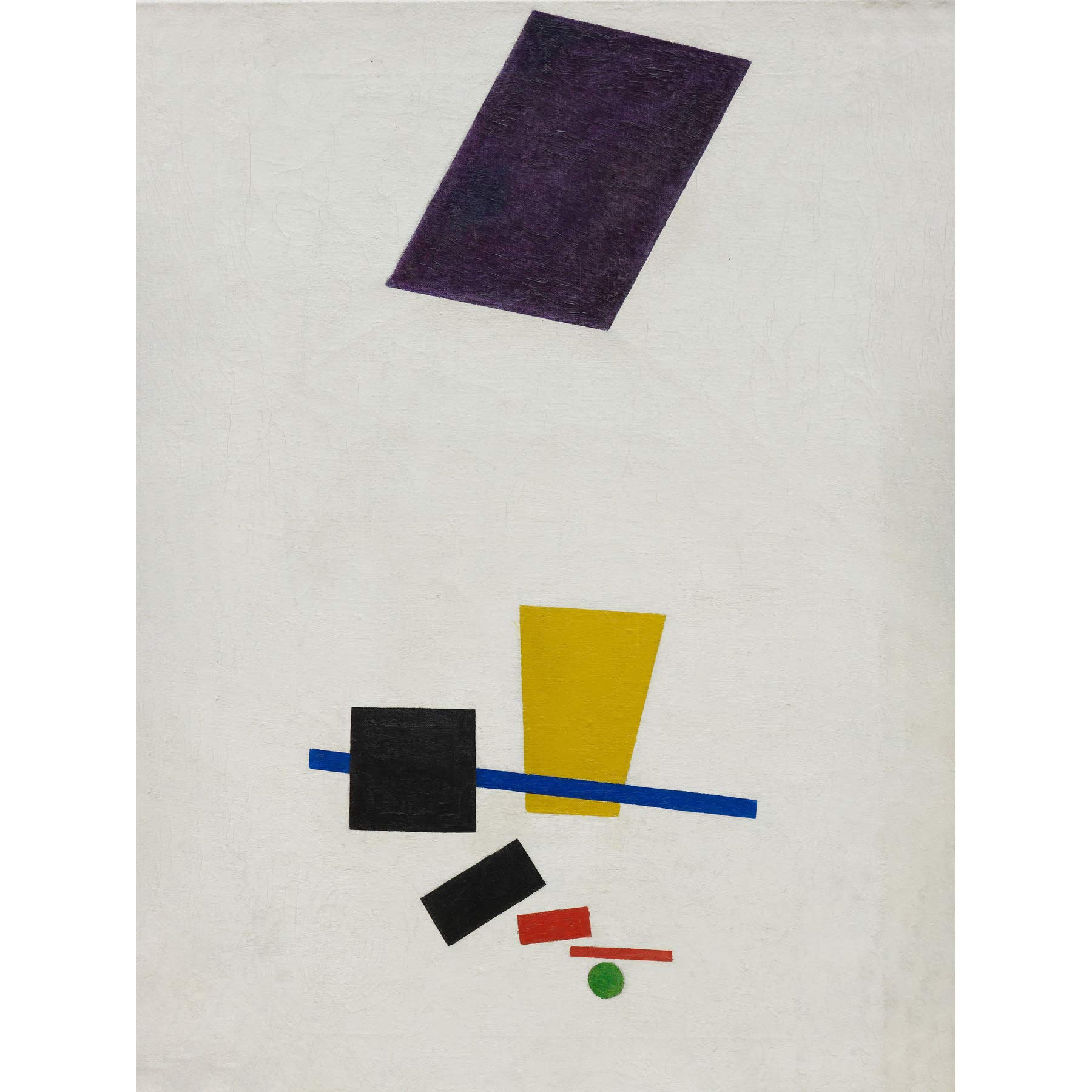 Kazimir Malevich Painterly Realism Of A Football Player Large Wall Art Print Canvas Premium Poster Mural