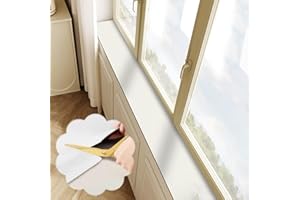 Narrow Leather Window Sill Mat Roll, Waterproof Customizable Bay Window Cushion, Cuttable Furniture Kitchen Liner for Cats/Do