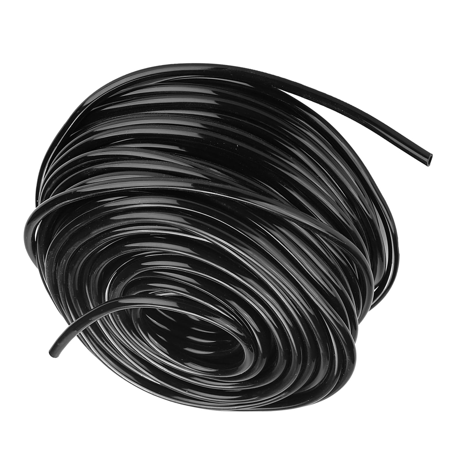 Ejoyous Irrigation Hose, PVC Black Heavy Duty Flexible Water Hose for Farming Lawn Garden Irrigation, 50 Meters