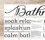 wall4stickers Motivational Bathroom Wall Quote Decal Home Decor Art 700x450mm view 2