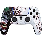 Custom Controllerzz Custom Wireless Controller Compatible with PS5 - Multiple Designs Available (Jokester)