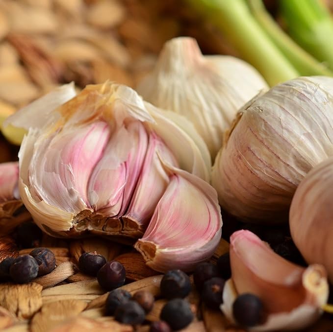 Organic Softneck Garlic Silver Rose Perfect
