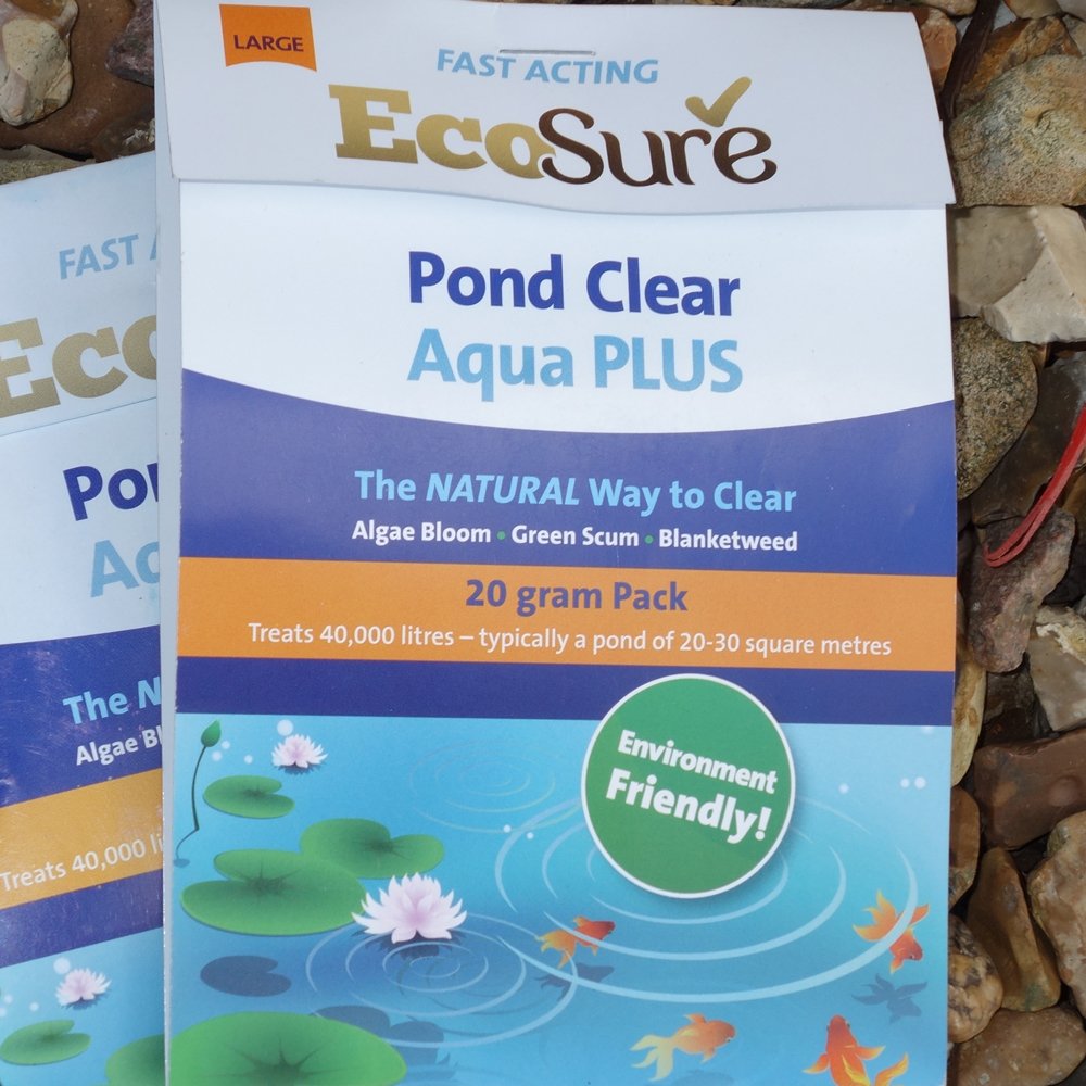 EcoSure Pond Clear Aqua Plus Organic Treatment for Green Water, Sludge
