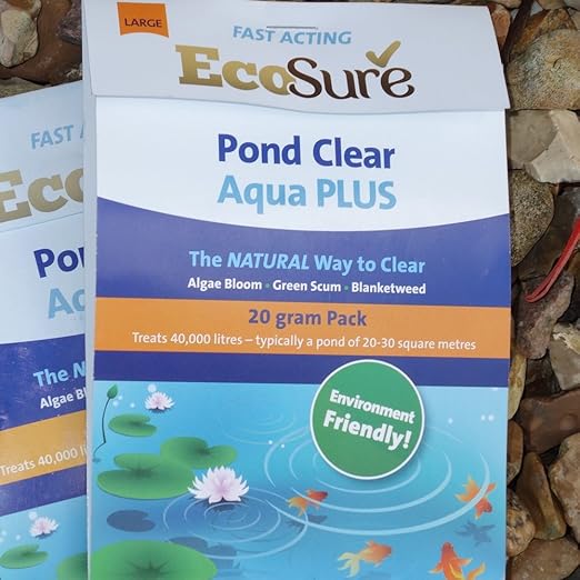 EcoSure Pond Clear Aqua Plus Organic Treatment for Green Water, Sludge