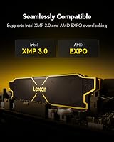 Lexar 32GB DDR5 RAM Kit 6000MHz CL36 2x16GB UDIMM for Intel/AMD XMP3.0 view 4
