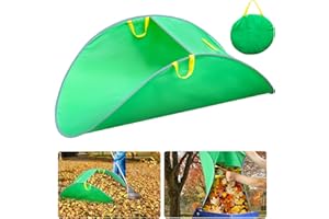 Tryly Leaf Collector, Foldable Leaf Bags, Portable Pop Up Lawn and Leaf Collector, Patent Number D1005635, ​​​Reusable Yard Garden Bags for Leaves Lawn Trash
