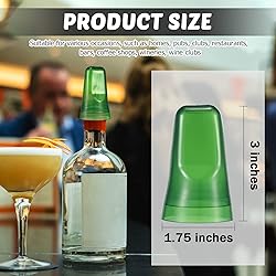 100 Pieces Translucent Liquor Pourer Covers