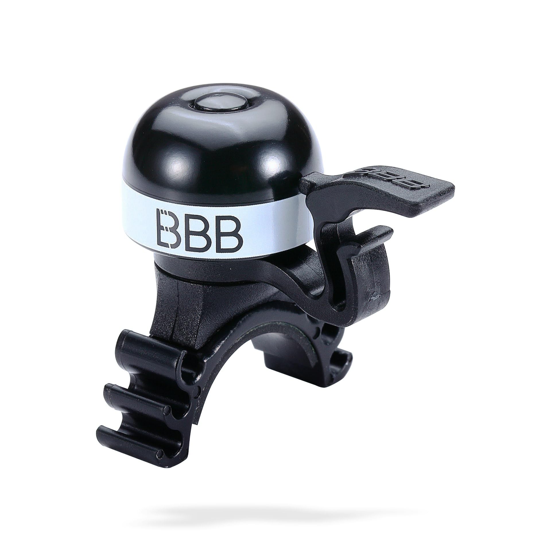 BBB Bike Bell Mini Handlebar Sound Bell for Road Mountain and Racing Bikes White MiniFit BBB-16