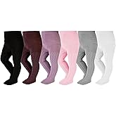 EPEIUS Baby Girl Tights Thick Cable Knit Leggings Stockings Cotton Pantyhose for Newborn Infant Toddler 3/4/5/6 Pack
