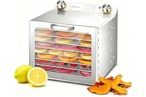 SIEEOUR Efficient Commercial Freeze Dryer, A Freeze Dryer Machine For Food With 8/12 Layers, 400w/800w Power, 0-12h Timing, 3