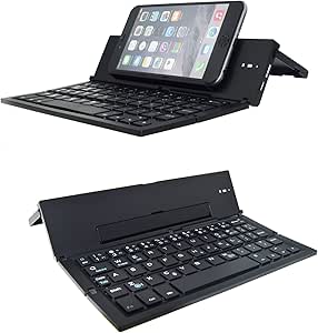 Folding Bluetooth Keyboard,Geyes Foldable Wireless Keyboard with ...